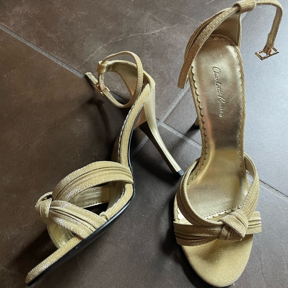 Gold heels
